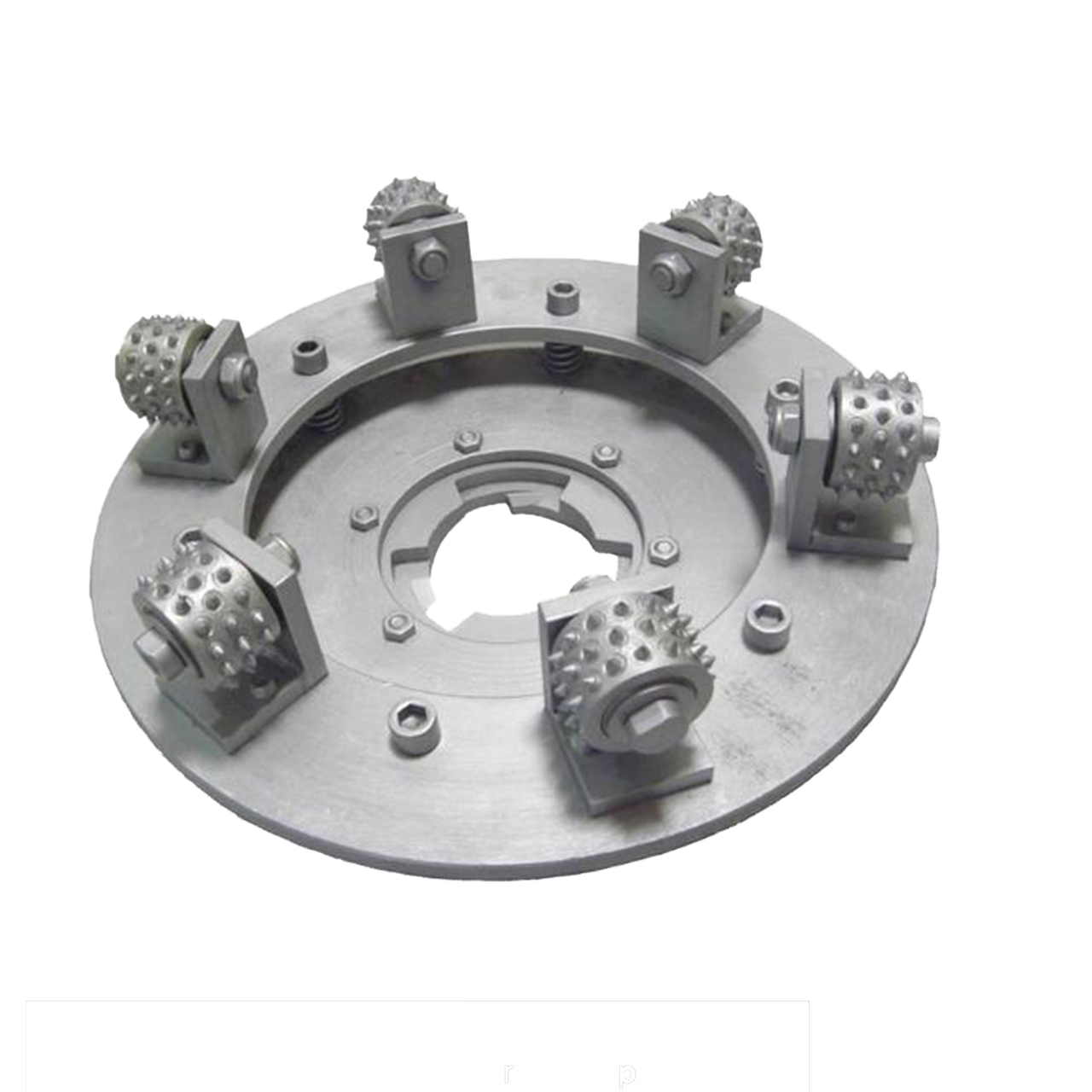 16''/410mm Klindex Bush Hammer Plate with 6 Rollers (KLD-BH-6)