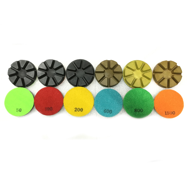 8 Triangles Diamond Resin Floor Polishing Pads (RFP-03)