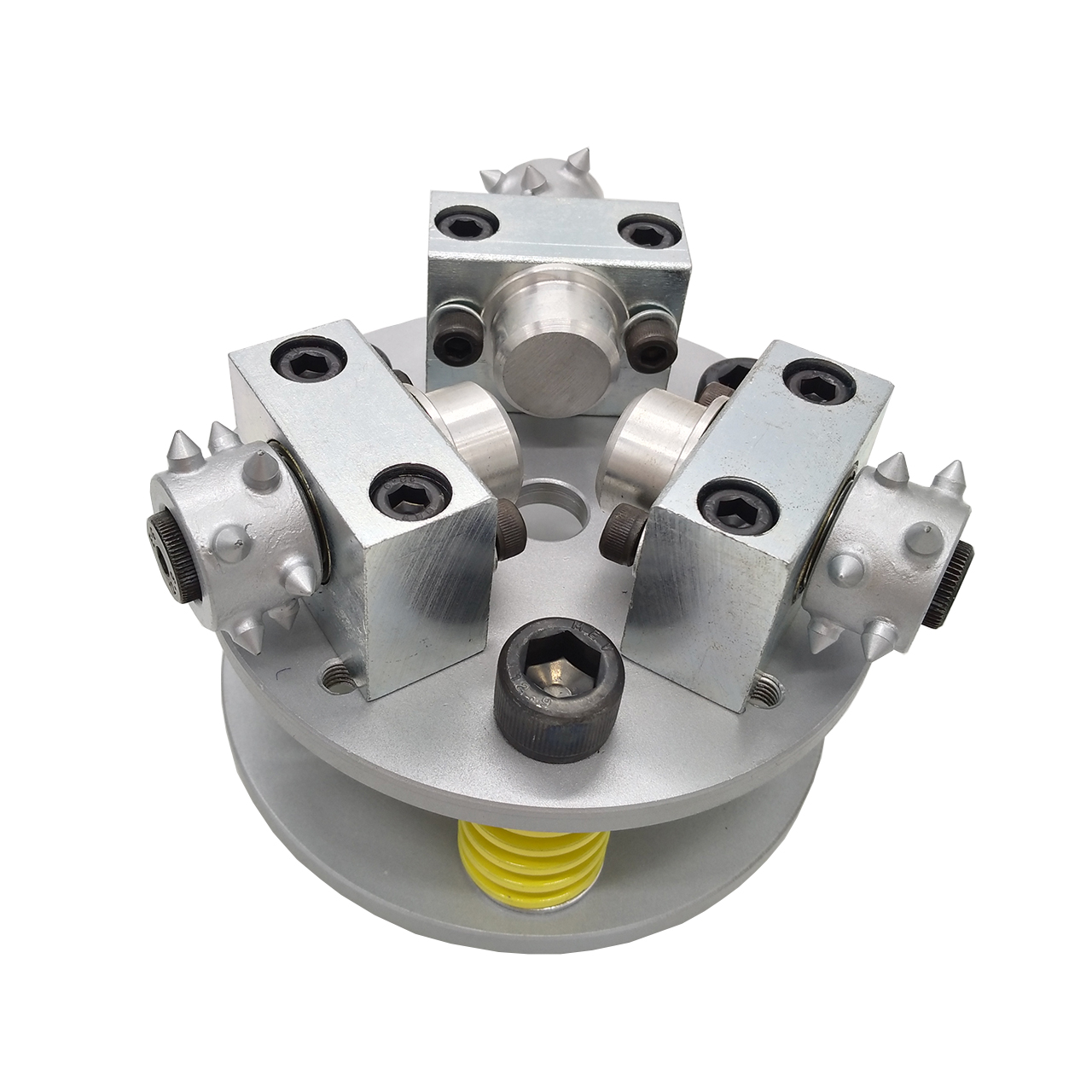 5''/125mm Bush Hammer Plate with 3 Rollers for Lichi Surface (BHT-P1A)