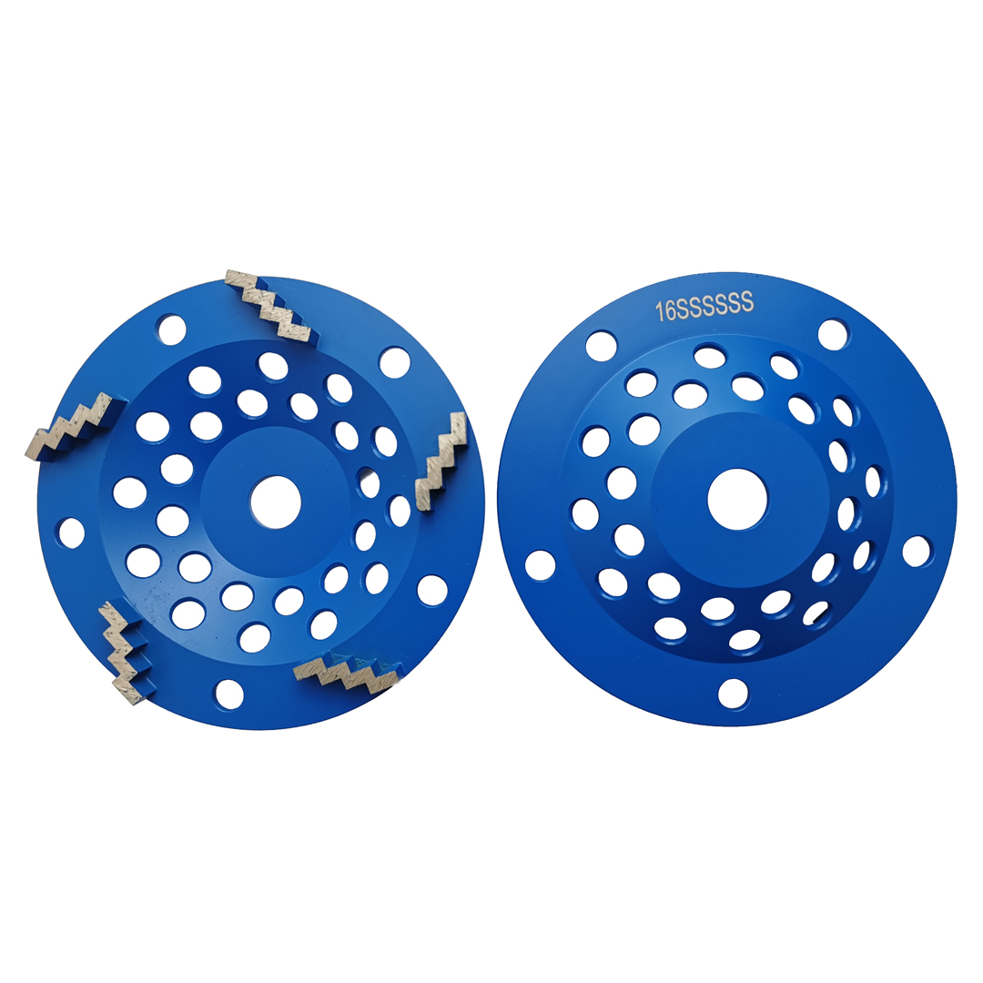 Diamond Grinding Cup Wheels with 5 Zigzag Segments (CW-Z5)