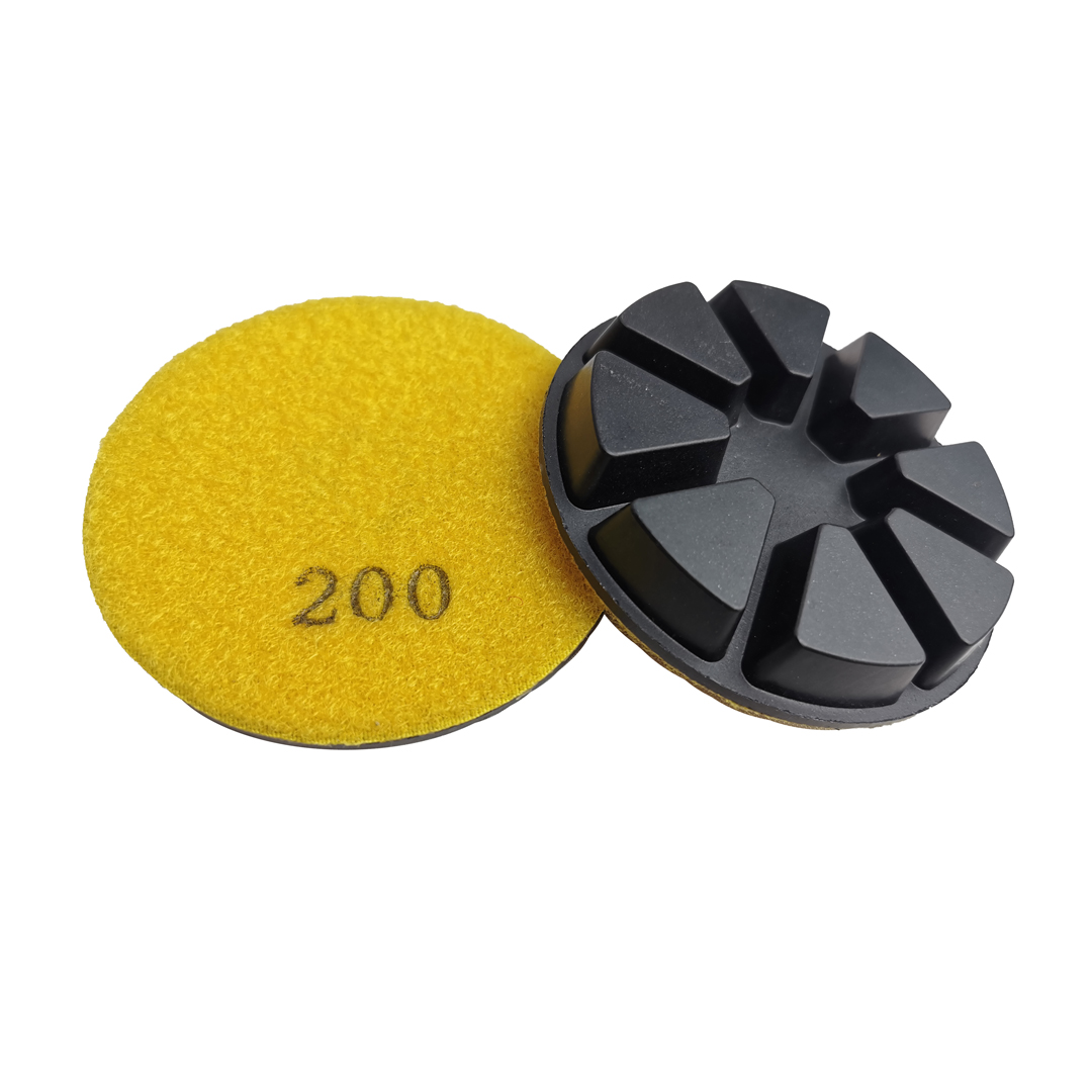 8 Triangles Diamond Resin Floor Polishing Pads (RFP-03)