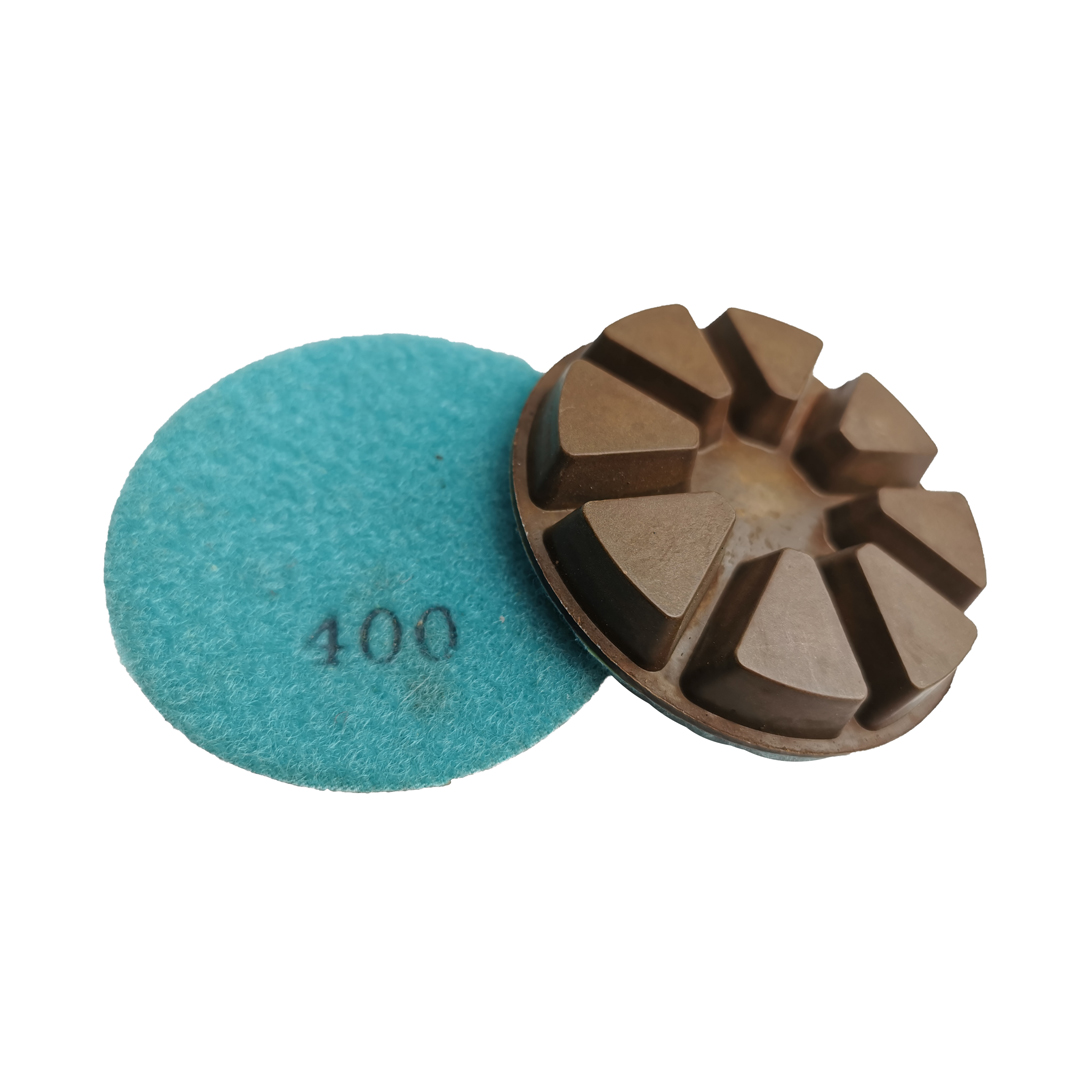 8 Triangles Diamond Resin Floor Polishing Pads (RFP-03)