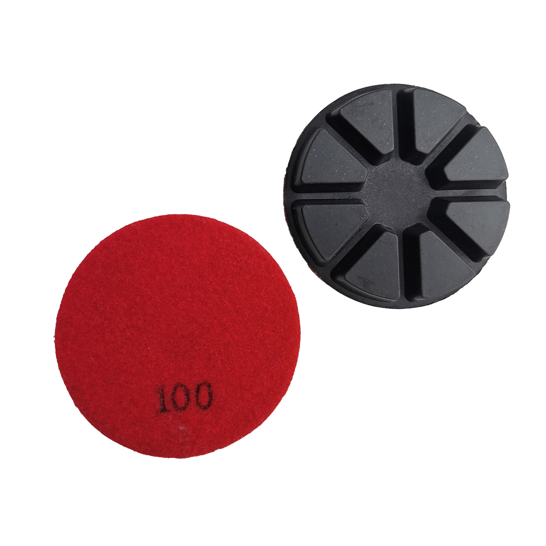 8 Triangles Diamond Resin Floor Polishing Pads (RFP-03)