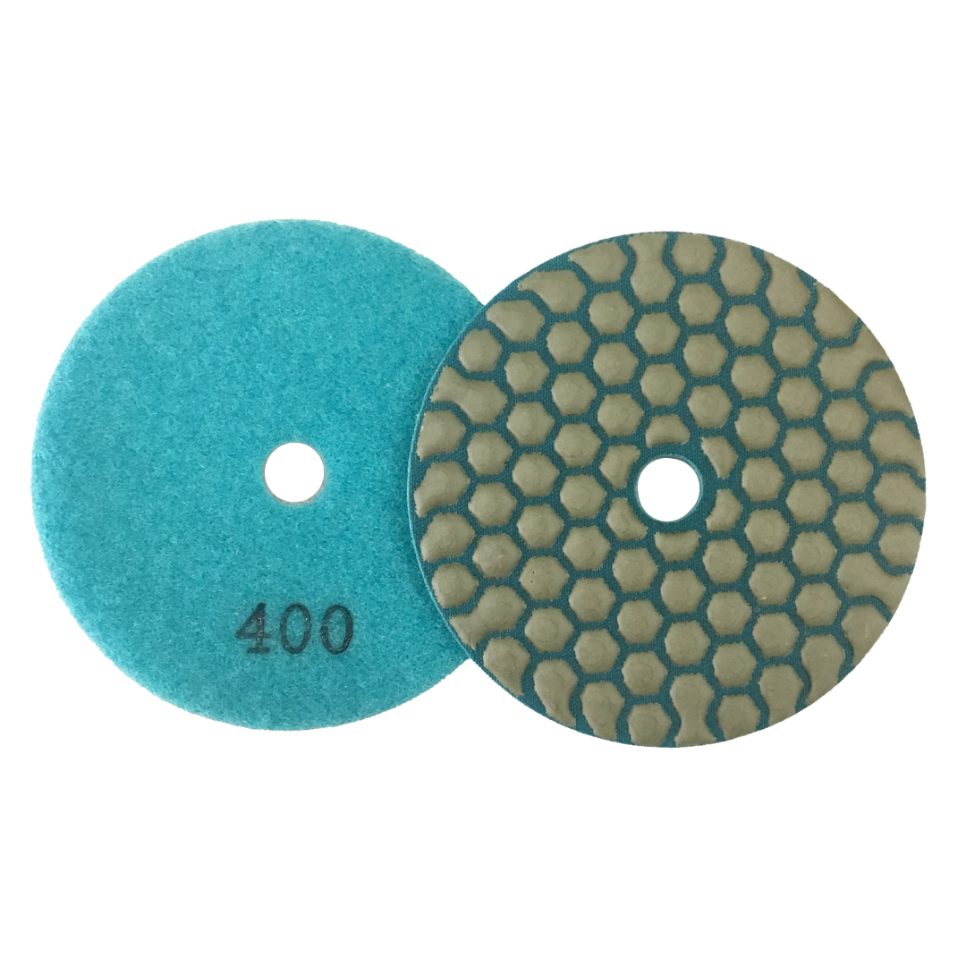 Premium Diamond Honeycomb Dry Polishing Pads (DPP-D1)