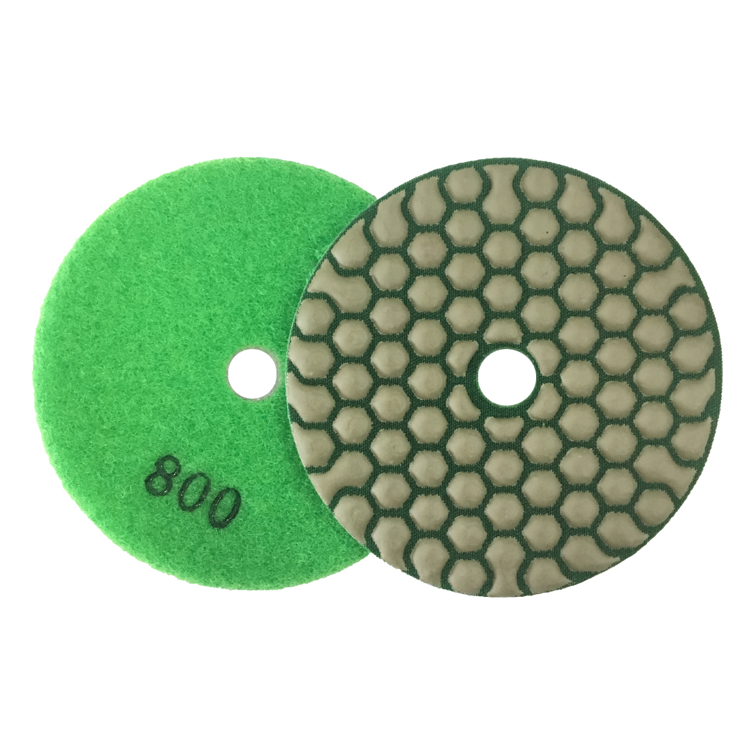 Premium Diamond Honeycomb Dry Polishing Pads (DPP-D1)