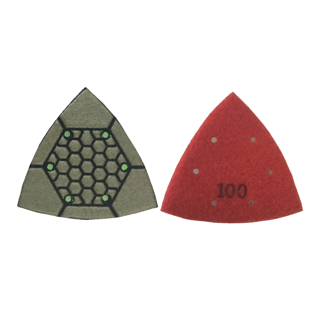 Diamond Triangle Dry Polishing Pads (DPP-D4)
