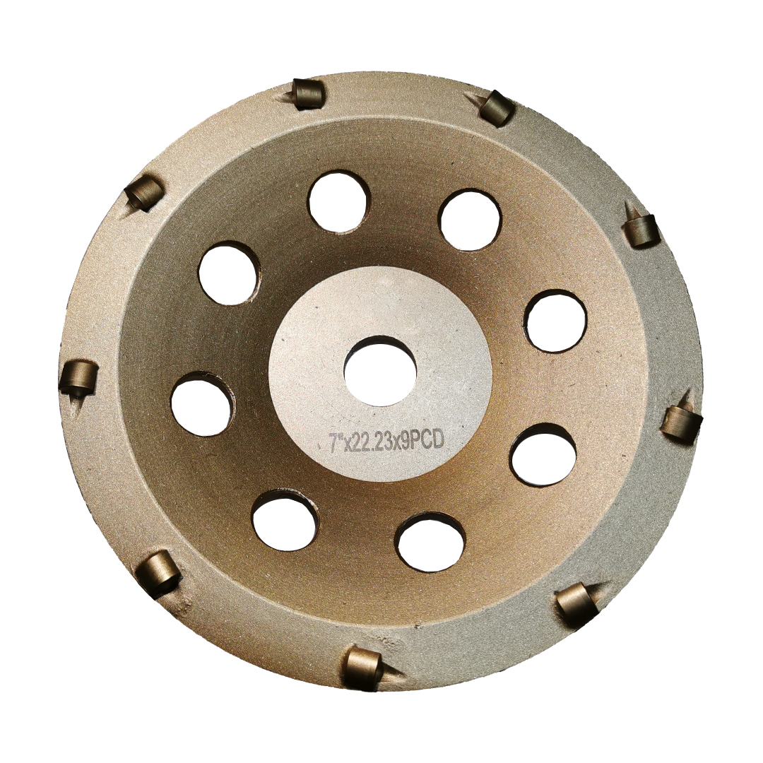 Diamond PCD Cup Wheels with 9 PCD for Floor Preparation  (CW-PCD9)