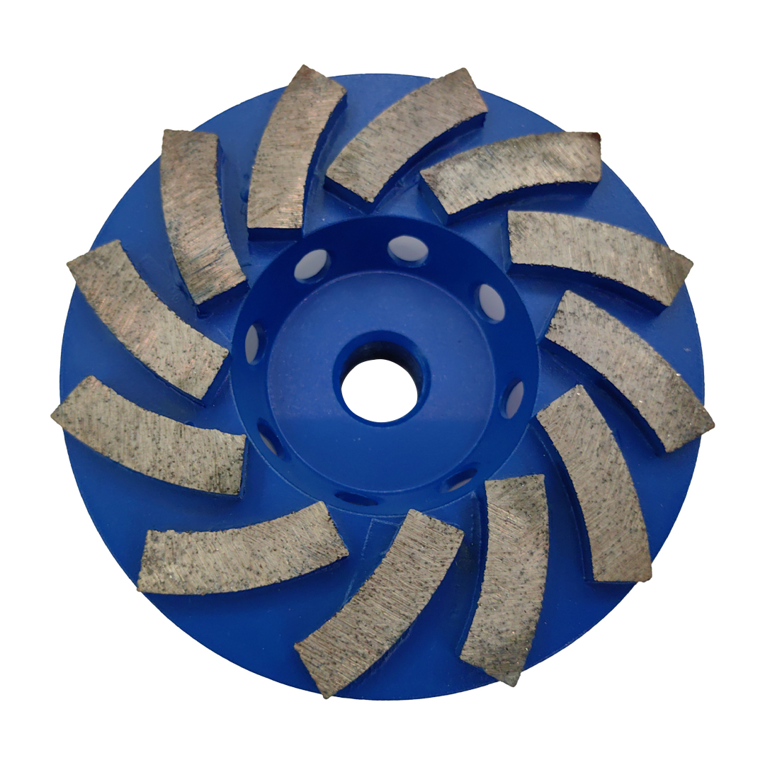 4 Inch 100mm Turbo Cup Wheels with 12 Segments (CW-T12)
