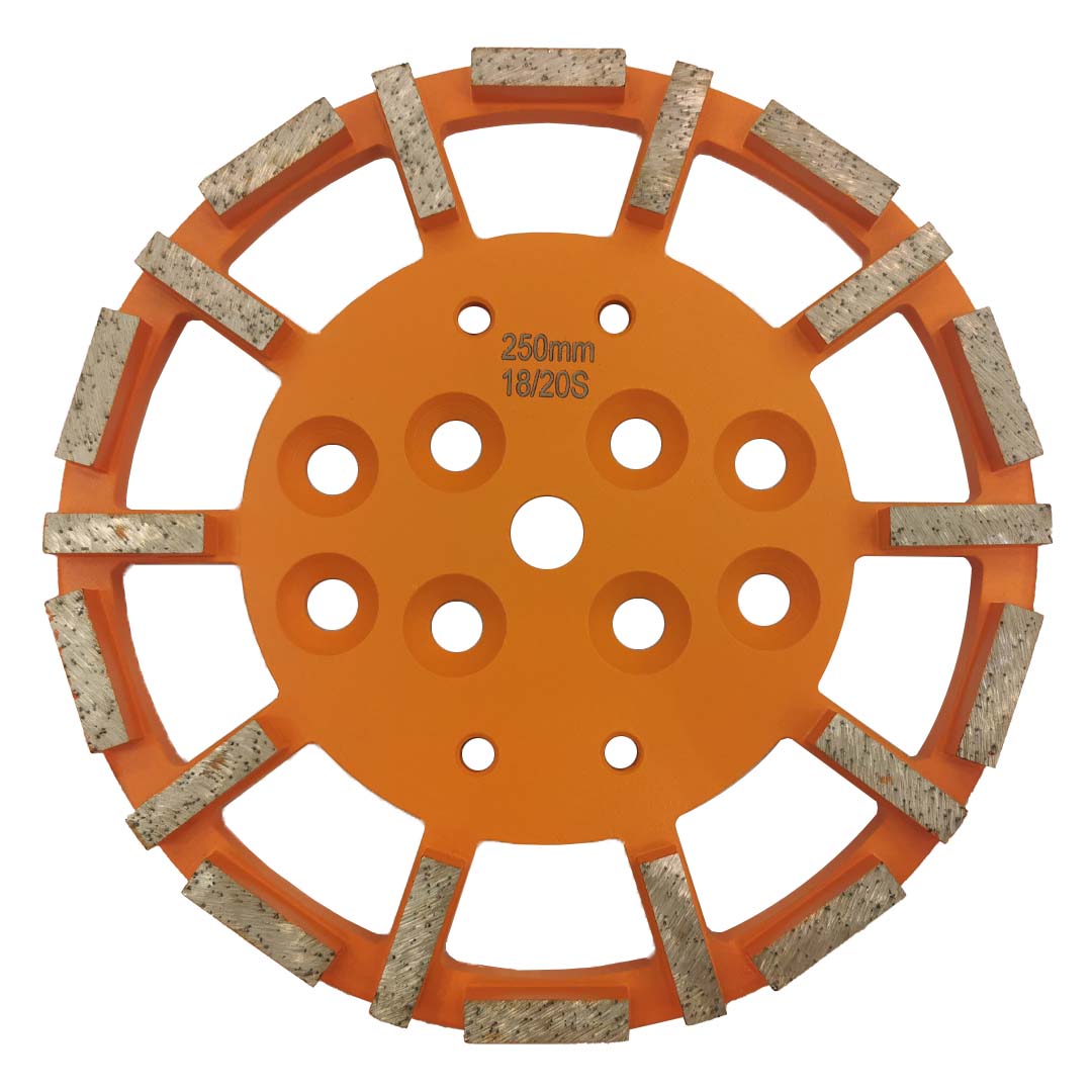 Blastra 10'' Diamond Grinding Disc with 20 Bar Segments (ED-B20A)