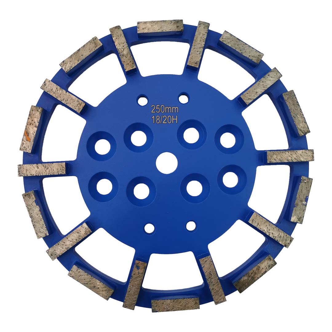Blastra 10'' Diamond Grinding Disc with 20 Bar Segments (ED-B20A)