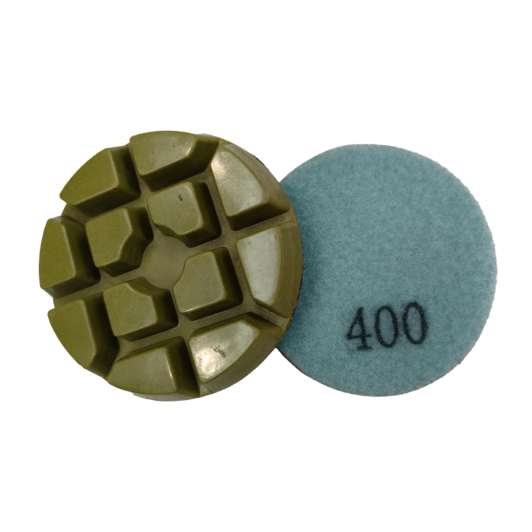75mm Diamond Resin Polishing Pads for Concrete Terrazzo Floor (RFP-01A)