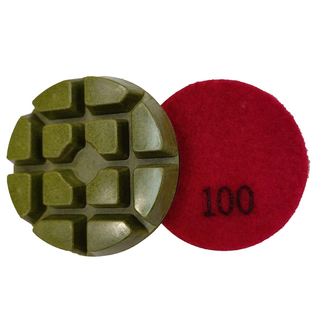 75mm Diamond Resin Polishing Pads for Concrete Terrazzo Floor (RFP-01A)