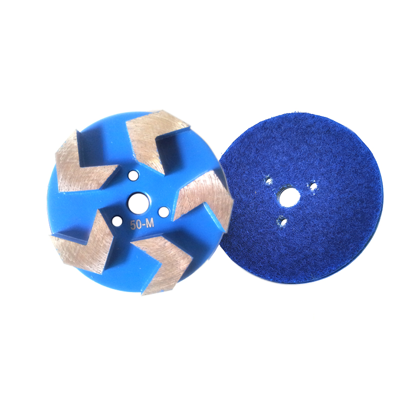 3'' Metal Bond Diamond Grinding Disc with 5 Arrow Segments (TP3-A5)