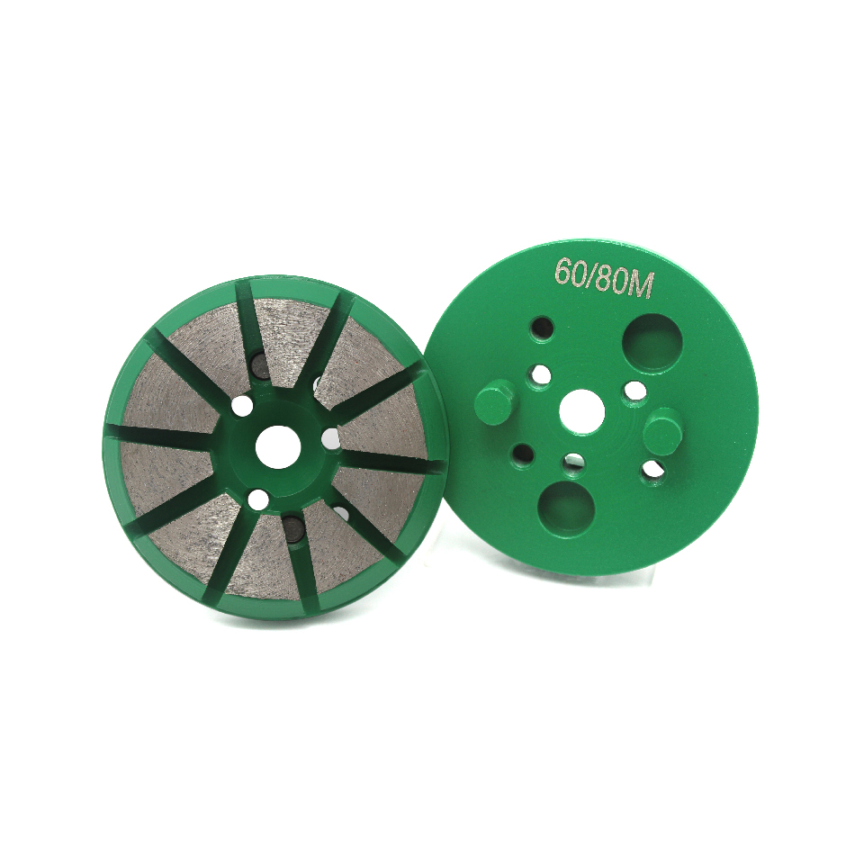 3'' 80mm Multi-Holes Magnetic System Diamond Grinding Disc with 10 Segments (TP3-T10B)