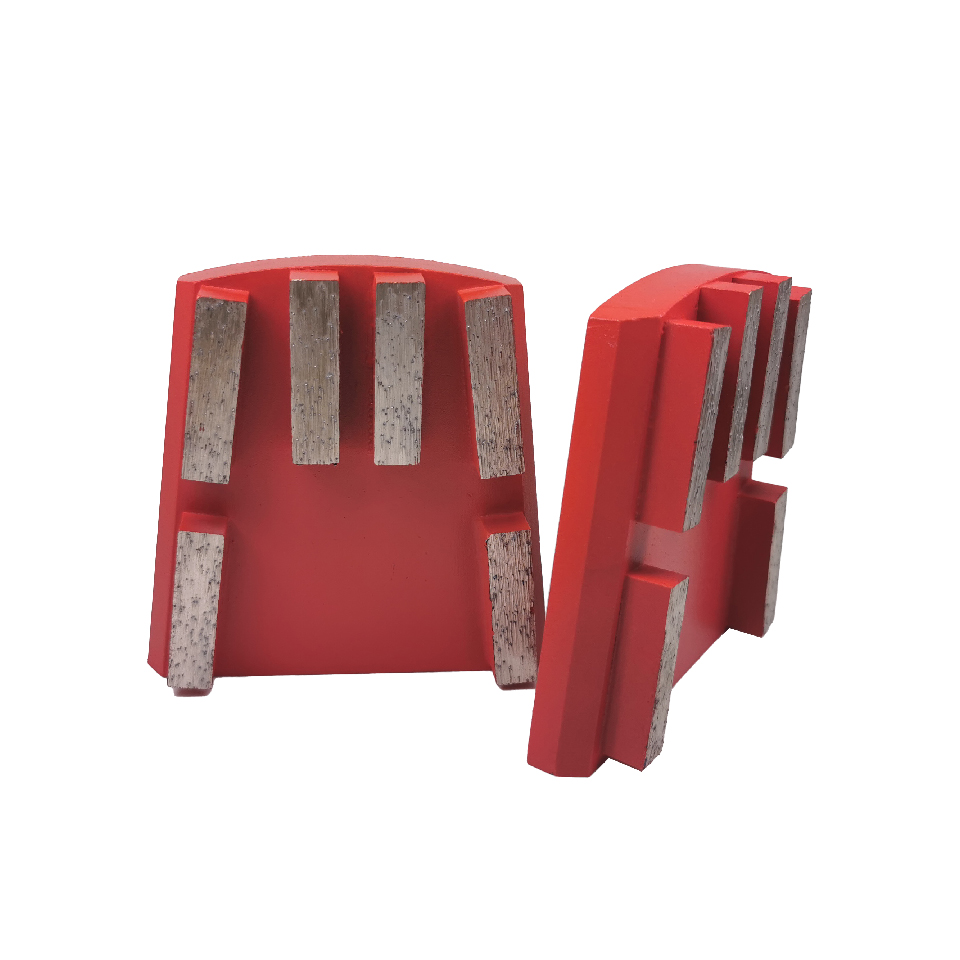 6 Bar Segments Frankfurt Block Diamond Grinding Disc