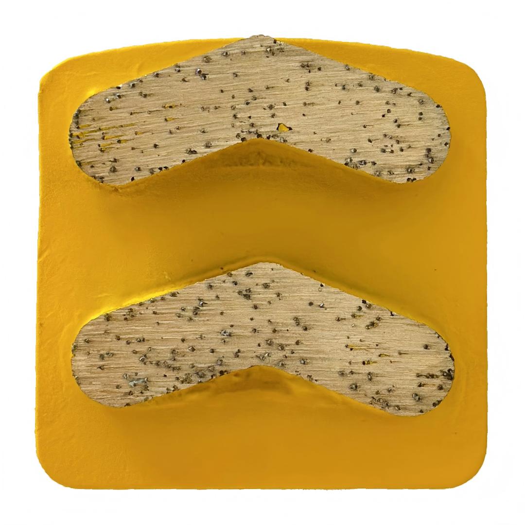 Redi Lock System Double L Segments Diamond Grinding Disc for Husqvarna Floor Grinders (HQS-L2A)