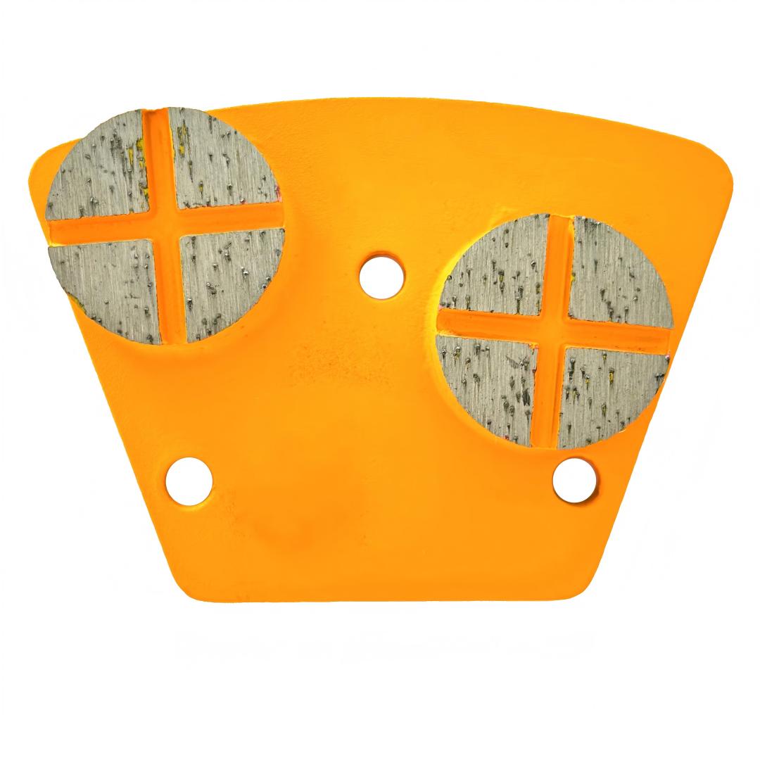 Double Round Segments Diamond Trapezoid Grinding Disc (TP-R2A)