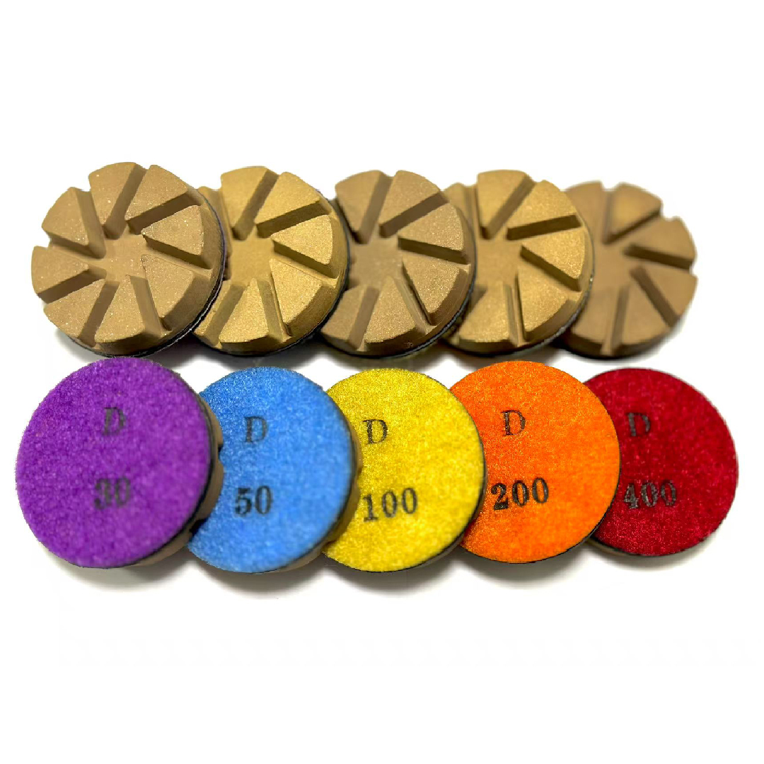 Dry Use 8 Triangles Diamond Resin Floor Polishing Pads (RFP-03A)