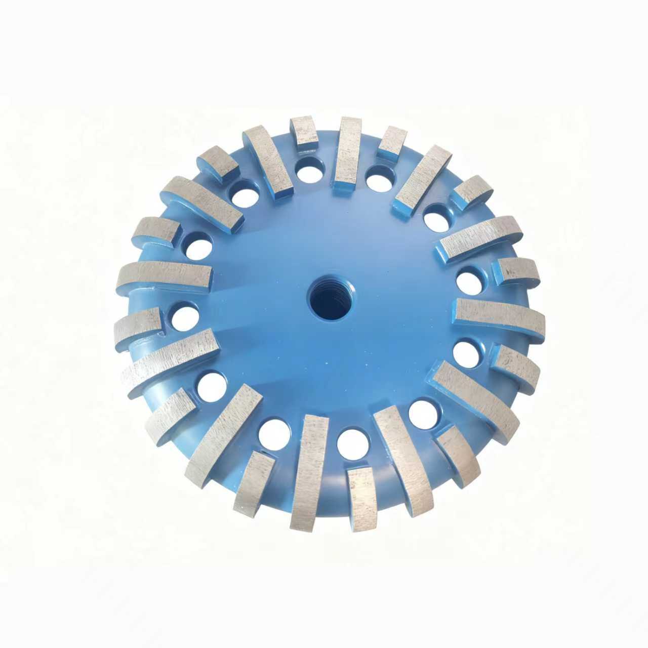 6'' Diamond Radius Cove Base Wheels for Handheld Grinders (TC-RCW)