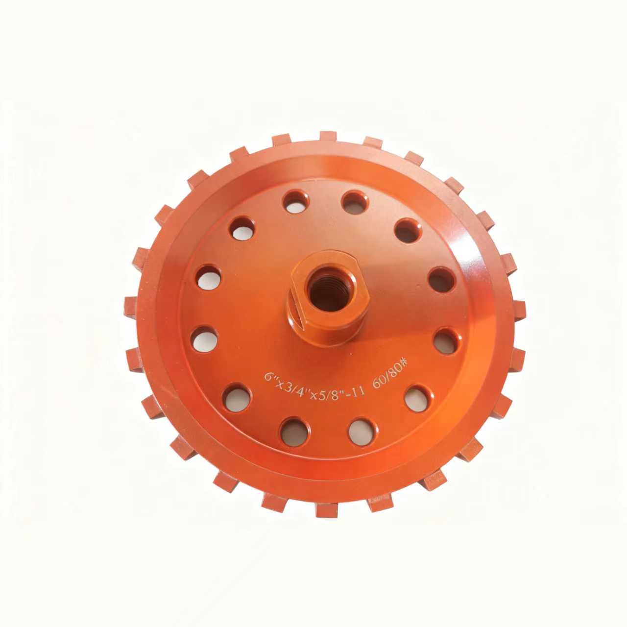 6'' Diamond Radius Cove Base Wheels for Handheld Grinders (TC-RCW)