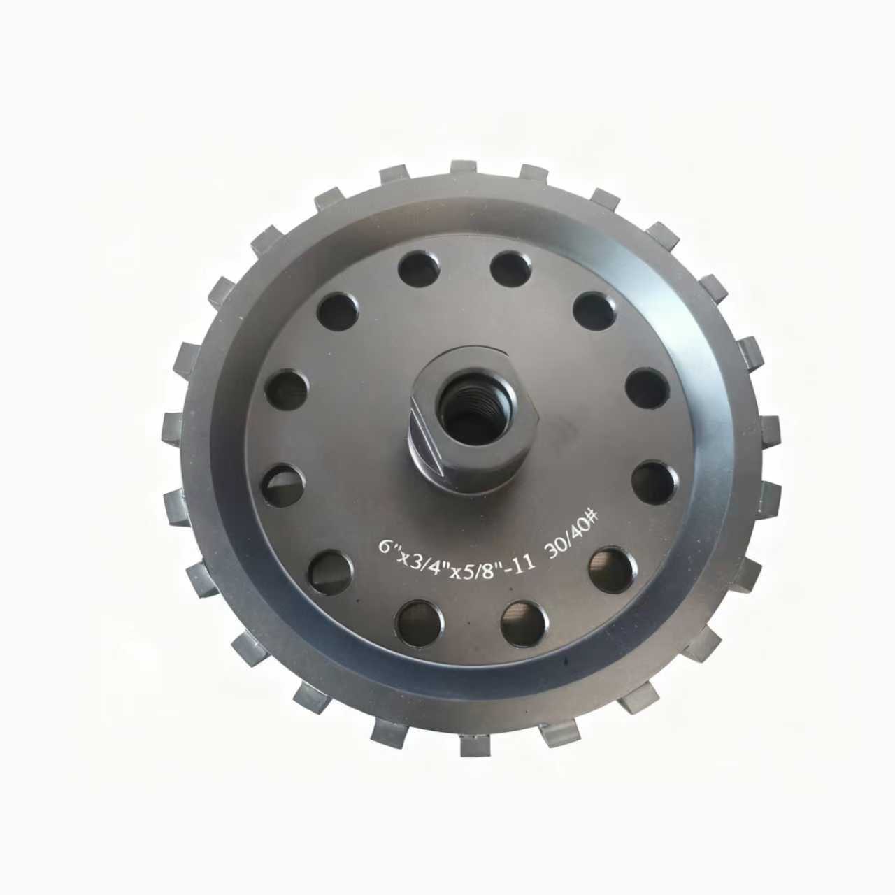 6'' Diamond Radius Cove Base Wheels for Handheld Grinders (TC-RCW)