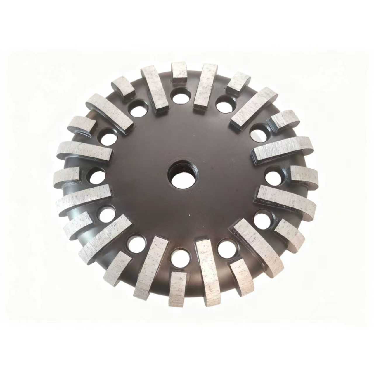 6'' Diamond Radius Cove Base Wheels for Handheld Grinders (TC-RCW)