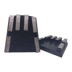 6 Bar Segments Frankfurt Block Diamond Grinding Disc