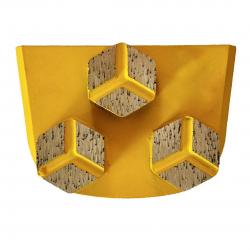 Lavina Triple Segments Diamond Grinding Disc (LVS-HM3)