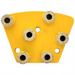 6 Dot Segments Diamond Trapezoid Grinding Disc (TP-R6A)