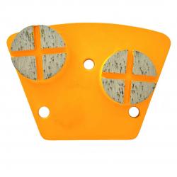 Double Round Segments Diamond Trapezoid Grinding Disc (TP-R2A)