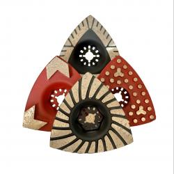 Multi Tool Triangle Edge Corder Diamond Grinding Pads